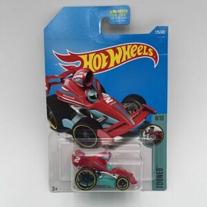 Hot Wheels Tooned Tarmac Attack Red w/Black OH5 Sp Yellow Rim Wheels #125/365 海外 即決