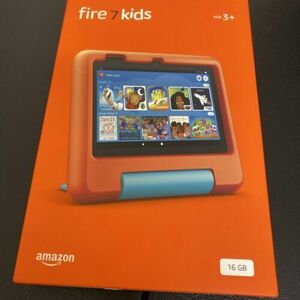 Amazon Fire 7 Kids tablet- 2023, ages 3-7 | Bright 10.1" HD screen 32 GB, Red 海外 即決