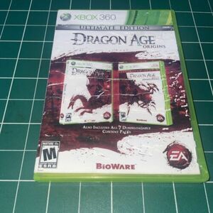 Dragon Age Origins Ultimate Edition Xbox 360 Case 2 Two Discs No Manual 海外 即決