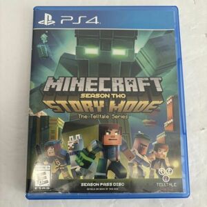 Minecraft Story Mode Season Two 2 (PlayStation 4, PS4) Season Pass - No Scratch 海外 即決