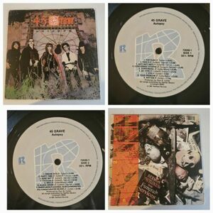 45 Grave AuTops /y 12" バイナル 1987インチ Restless Records 7インチ2030-1 海外 即決