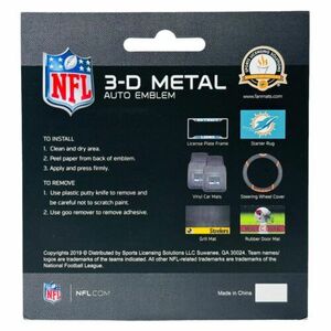 Dallas Cowboys NFL 3-D Metal Raised Adhesive Backing Auto Vehicle Emblem Decal 海外 即決