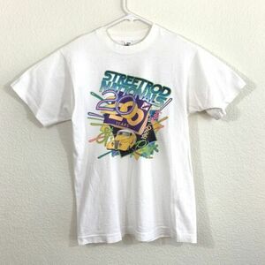 Vintage 80s Street Rod Nationals 1989 Mens White T-Shirt Sz Medium Single Stitch 海外 即決