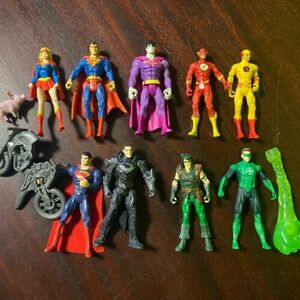 DC Universe Infinite Heroes Crisis superman flash Bizarro 3.75 Action Figure lot 海外 即決