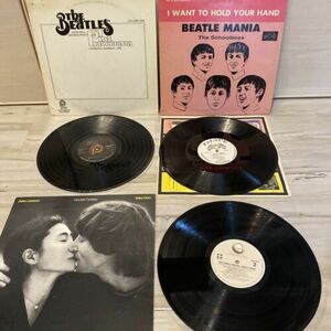 ビートルズ & John Lennon & The Schoolboys Lot 1st Live Recordings Beatle Double 海外 即決