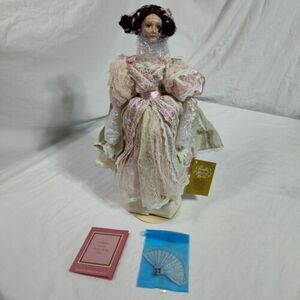 Franklin Heirloom Catherine and the Poetry of the Fan Doll With Box/Certificate 海外 即決