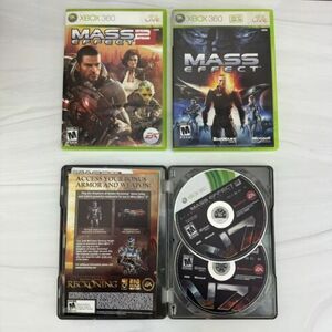 Lot of 3 Mass Effect Trilogy 1 2 3 Collectors Edition N7 Steelbook - Xbox 360 海外 即決