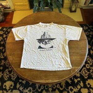 Vintage 90s Ansel Adams Largely Literary Steven Cragg T-Shirt Size XL 海外 即決