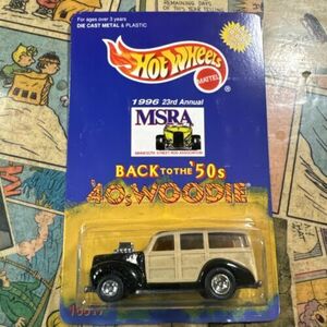 1996 HOT WHEELS MSRA 23RD ANNUAL BACK TO THE 50'S 40'S WOODIE! LIMITED EDITION! 海外 即決