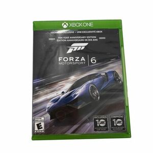 Forza 6 Xbox One Exclusive Disc Motorsport 10 Year Anniversary Edition Video 海外 即決
