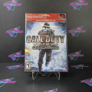 Call of Duty World at War Final Fronts GH PS2 PlayStation 2 - Complete CIB 海外 即決