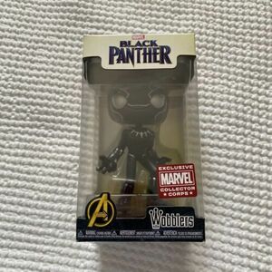 FUNKO WOBBLERS Black Panther MARVEL Collector Corps Exclusive - NEW 海外 即決