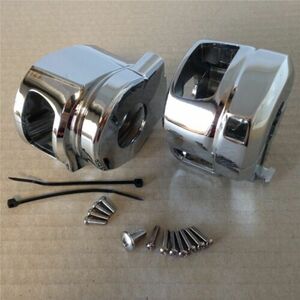 Chrome Switch Housing Cover Suzuki Gsxr600 Gsxr750 Gsxr1000 Hayabusa Gsxr1300 海外 即決