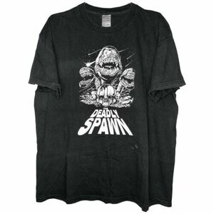 Vintage Rotten Cotton Deadly Spawn Horror Movie T-Shirt Size XL 海外 即決