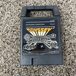 Keyboard Creations Magnavox Odyssey 2 video game cart only tested and working 海外 即決