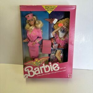 Flight Time Barbie gift set 1989 海外 即決