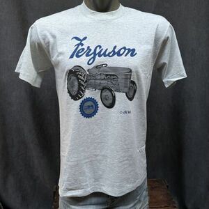 Vtg 1995 Ferguson Tractor T-Shirt Heather Grey Sz Large 海外 即決