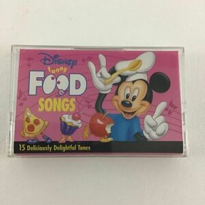 Disney Funny Food Songs Cassette Tape Deliciously Delightful Tunes Vintage 1994 海外 即決