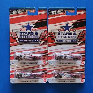 2024 HOT WHEELS 2020 CORVETTE STARS & STRIPES (Lot Of 4) 海外 即決