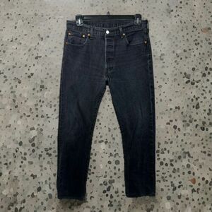 Levi's 501 XX Button Fly Black Denim Jeans 34 x 34 Classic American Original USA 海外 即決