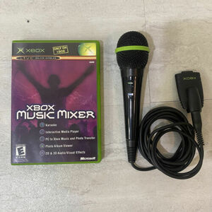 Xbox Music Mixer (Microsoft Xbox, 2003)with microphone. Complete W Manual 海外 即決