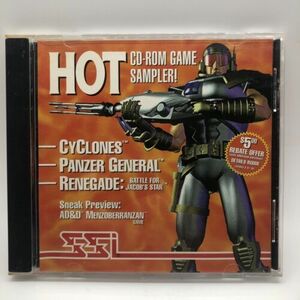 VTG PC Game Hot CD Game Sampler SSI Cyclones Panzer General Renegade AD&D 海外 即決