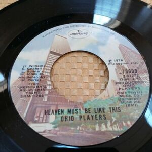 Heaven / Must Be Like This/Skin Tight- 45 rpm - Ohio Players - 1974 バイナル Record 海外 即決