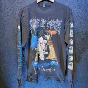 Cradle Of Filth Reprint 90s “Life is my sentence" Long Sleeve La apparel faded 海外 即決