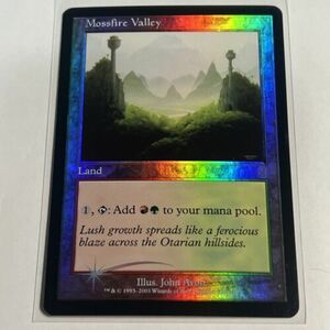 MTG MAGIC Odyssey: Mossfire Valley FOIL Never Played 海外 即決