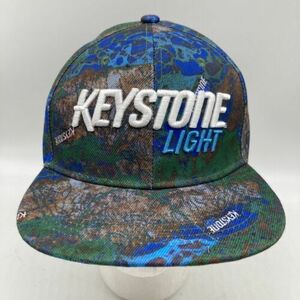 Keystone Light Hat Realtree Camo Camouflage Snapback Promo Cap 海外 即決