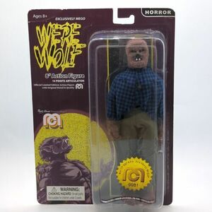 Mego Werewolf 8" ACTION FIGURE Full Body Flocked Horror Movie Wolf Man NEW 海外 即決