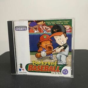 Backyard Baseball 2001 PC CD-ROM Windows/Mac Humongous MLB Sports Video Game CIB 海外 即決