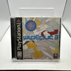 Wipeout 3 (Sony PlayStation 1 PS1, 1999) CIB Complete w/ Reg Card - Authentic 海外 即決