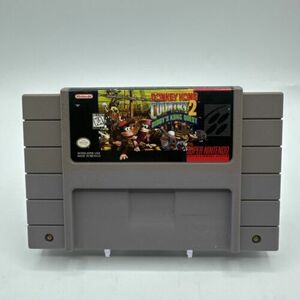 Donkey Kong Country 2: Diddy's Kong Quest (SNES) Authentic Cart Only Working 海外 即決