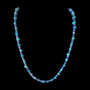 Native American Lapis & Sleeping Beauty Turquoise Necklace 海外 即決