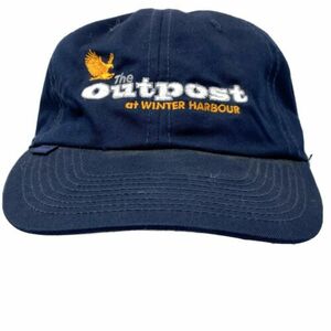 The Outpost at Winter Harbour Fish Are Big Here Baseball Cap Hat BC Canada 海外 即決