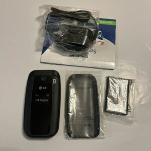 LG 440G - 440GB - Black (TracFone) Prepaid GSM Bluetooth Camera Flip Cell Phone 海外 即決