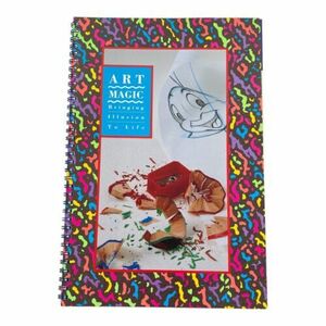 Walt Disney World Art Magic Bringing Illusion to Life Book Drawing Workbook VTG 海外 即決