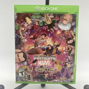 Ultimate Marvel vs. Capcom 3 (Microsoft Xbox One, 2017) With Comic 海外 即決