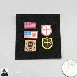 1:6 Easy & Simple CBRN Assault Team Patches Set for 12" Figures 海外 即決