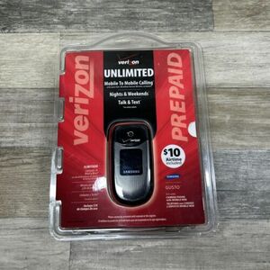 Samsung SCH-U360 Gusto Verizon Camera Phone Verizon Prepaid Cell New Sealed 海外 即決