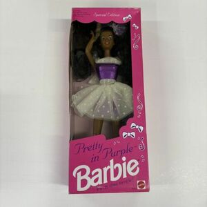 Pretty in Purple Barbie Doll AFRICAN AMERICAN Doll (Special Edition) NEW in box 海外 即決