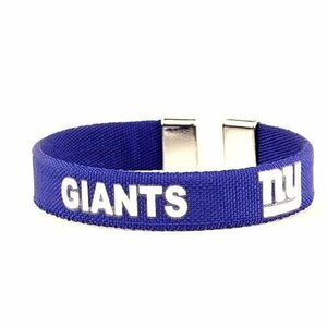 2x NFL New York Giants Football Team Official Merch Ribbon Style Blue Bracelets 海外 即決