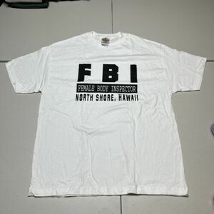 vintage t shirt fbi female inspector mens XL 海外 即決