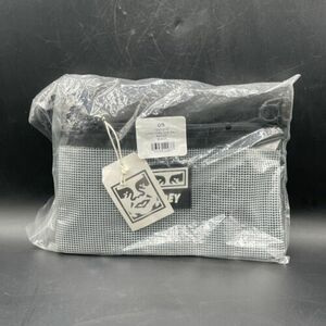 OBEY Propaganda. Side Bag Crossbody Black Pure Teal. Limited Edition. Brand New 海外 即決