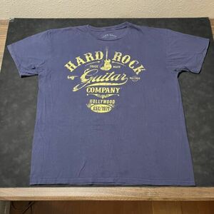 Hard Rock Guitar Company Shirt Vintage Y2K Affliction Hollywood California Music 海外 即決
