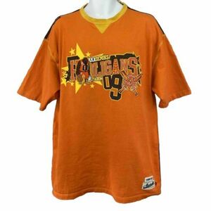 Vintage Akademiks Hooligans T Shirt/ Men’s (XL) Orange 100% Cotton Basketball 海外 即決