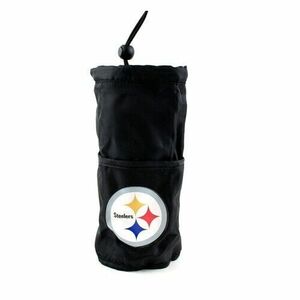 4X NFL Pittsburgh Steelers Football Bag EM UP Style Black Bottle Huggie 海外 即決