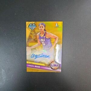 Angel Reese 2023-24 Bowman U Chrome 1st Bowman Gold Refractor Auto /50 海外 即決