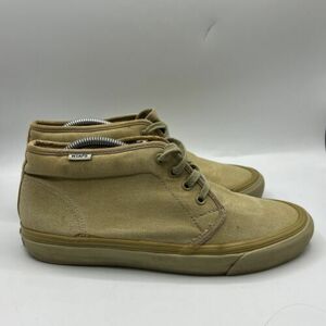 Vtg バンズ チャッカ Wtaps メンズ Size US 10 Skate Beige Canvas Casual Sneakers Shoes 海外 即決